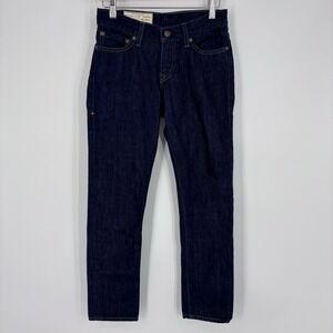 Imogene + Willie Clarke Raw Indigo Denim Straight Leg Jeans Womens 26x26